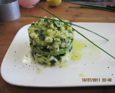 Zucchini tartare