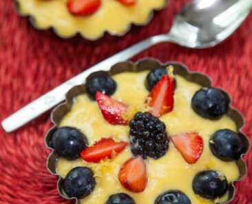 Lemony Passion Fruit Pie-min
